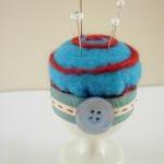 Pin Cushion Felted Novelty Egg Cup