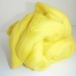 Felting Wool, Merino Wool Tops, Lemon Yellow..