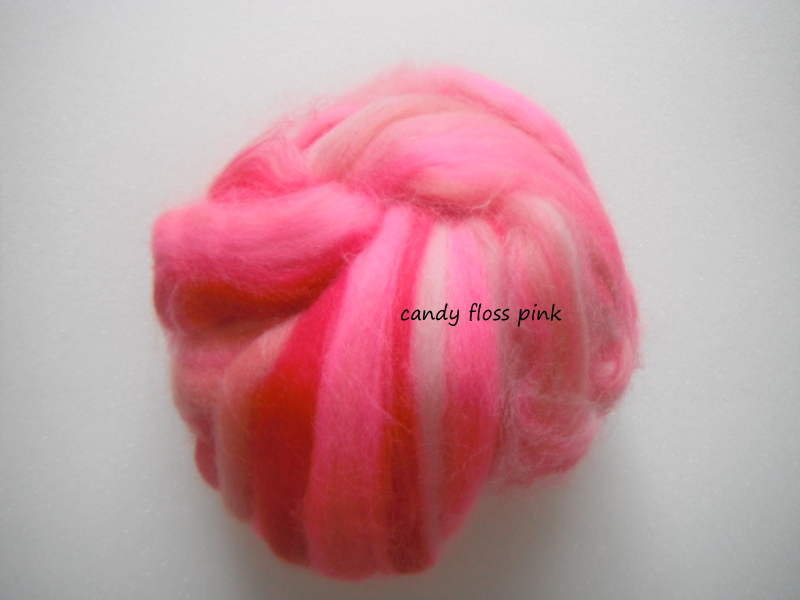 Felting Wool, Merino Wool, Wool Tops Pink, Wet Felting Wool, Needle Felting Wool