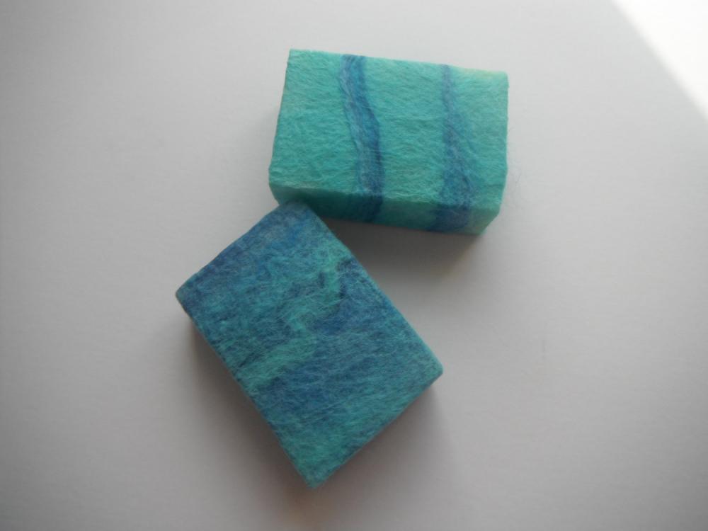 Felted Soap Pack Of Two, Teatree Felted Soap, Scented Soap, Wool Soap, Pack Of Two